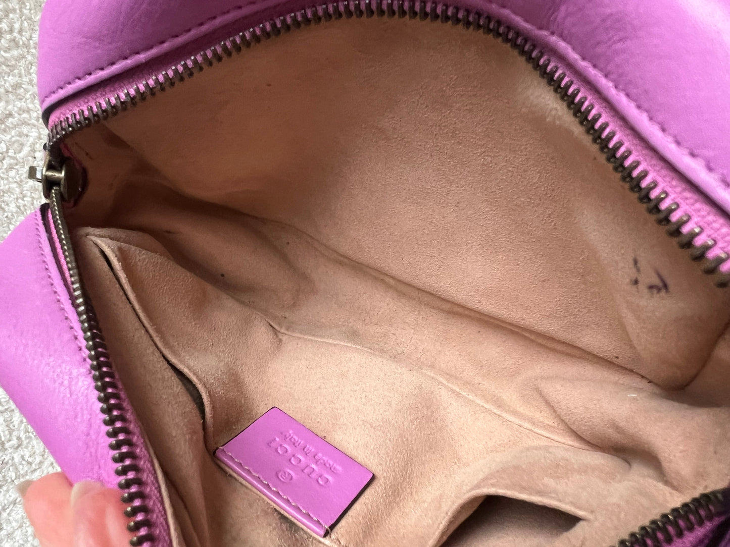 Gucci GG Pink Marmont Clutch