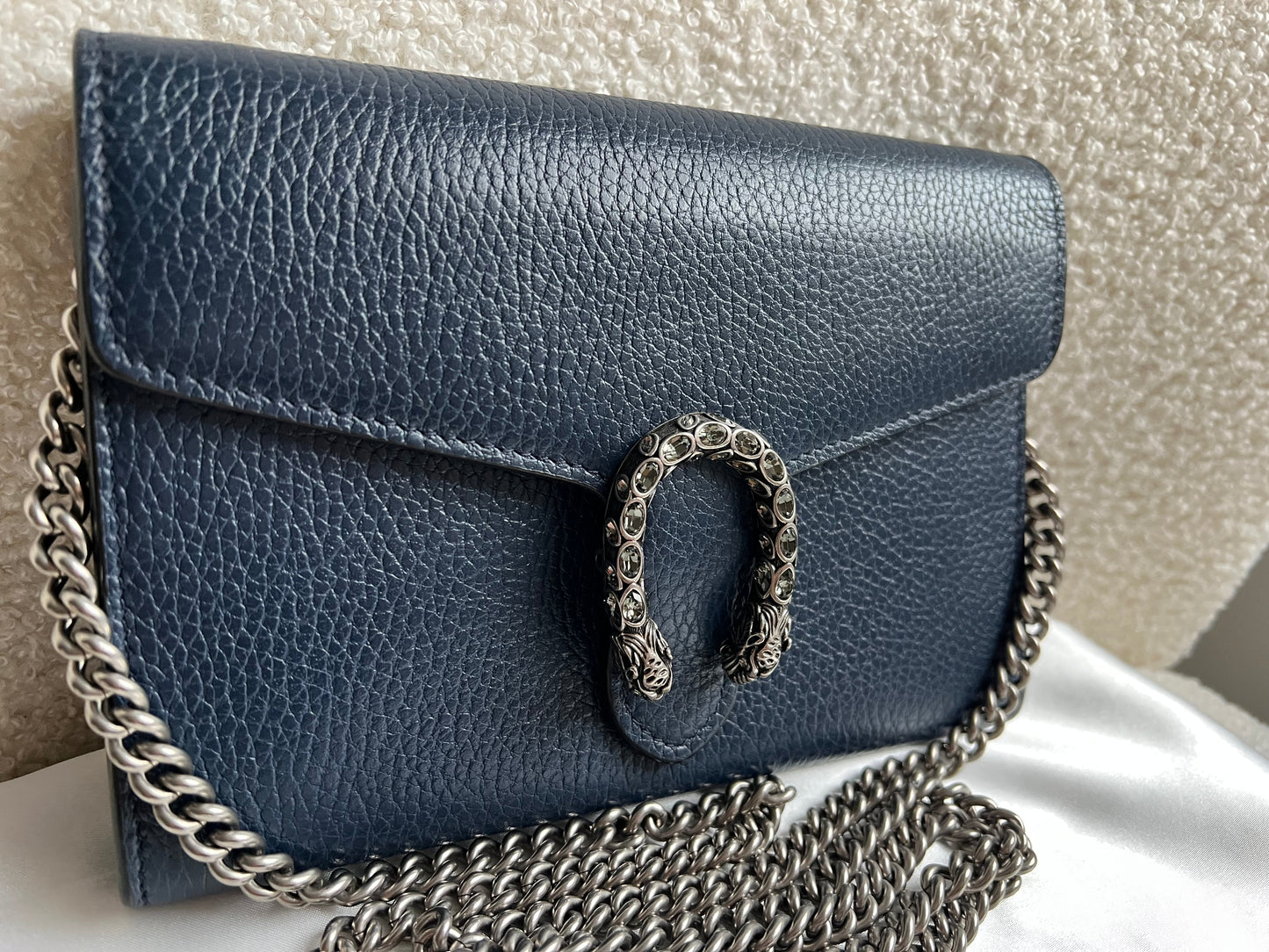 Gucci Dionysus Navy Mini Chain Bag (RRP £1340)