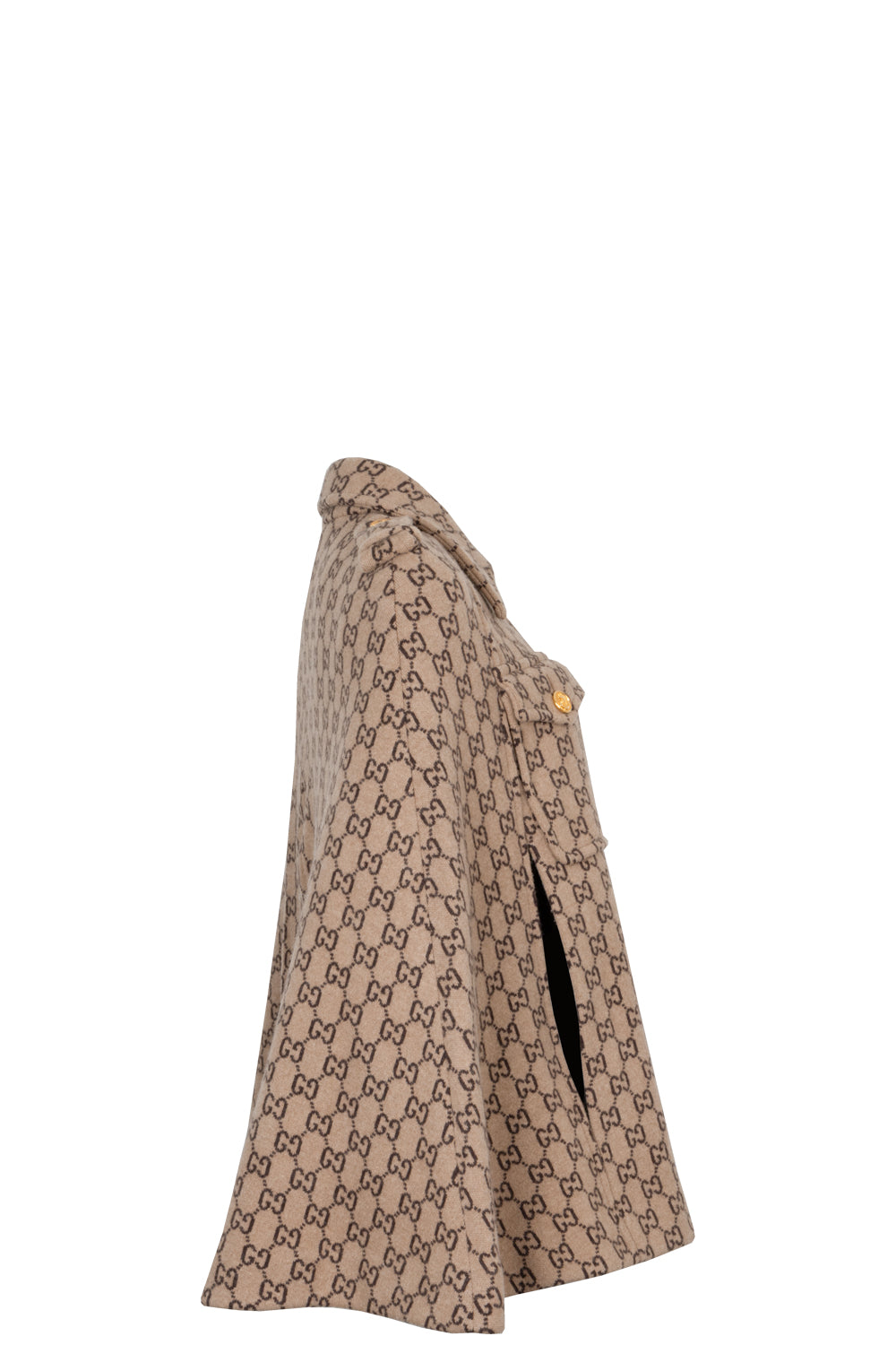 GUCCI GG Supreme Cape Wool Beige