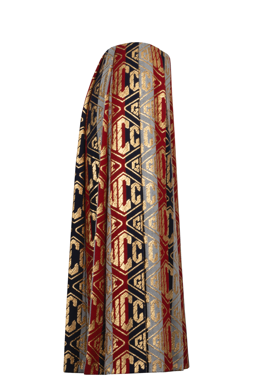 GUCCI Lurex Gucci Game Wool Skirt