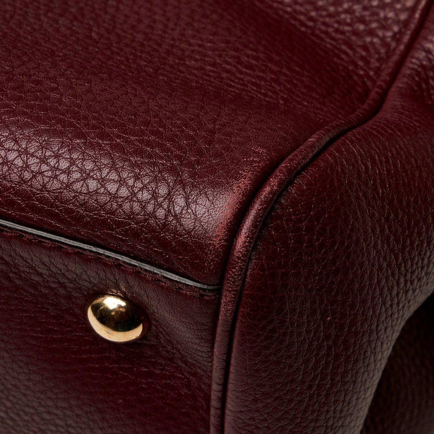 Gucci Bamboo Medium Red Leather