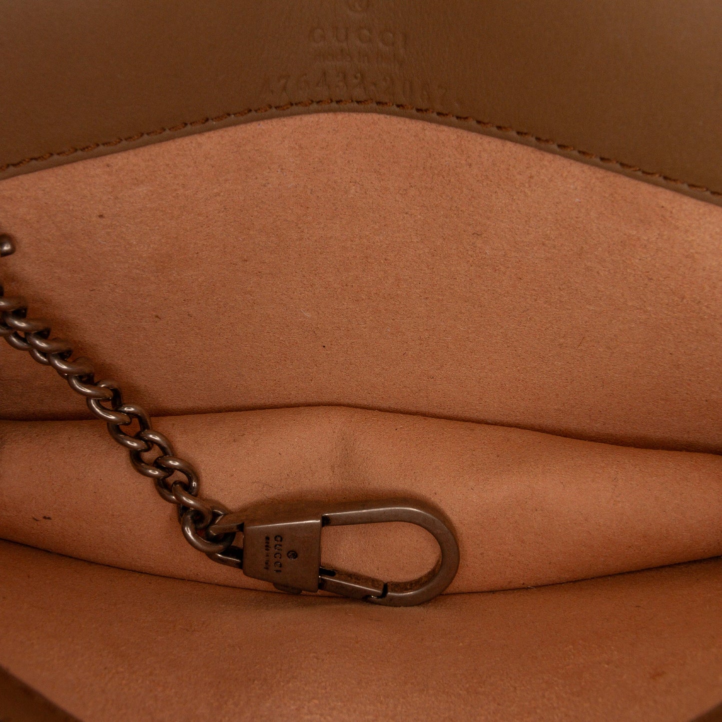 Gucci Dionysus Super Mini Brown GG Supreme Canvas Silver