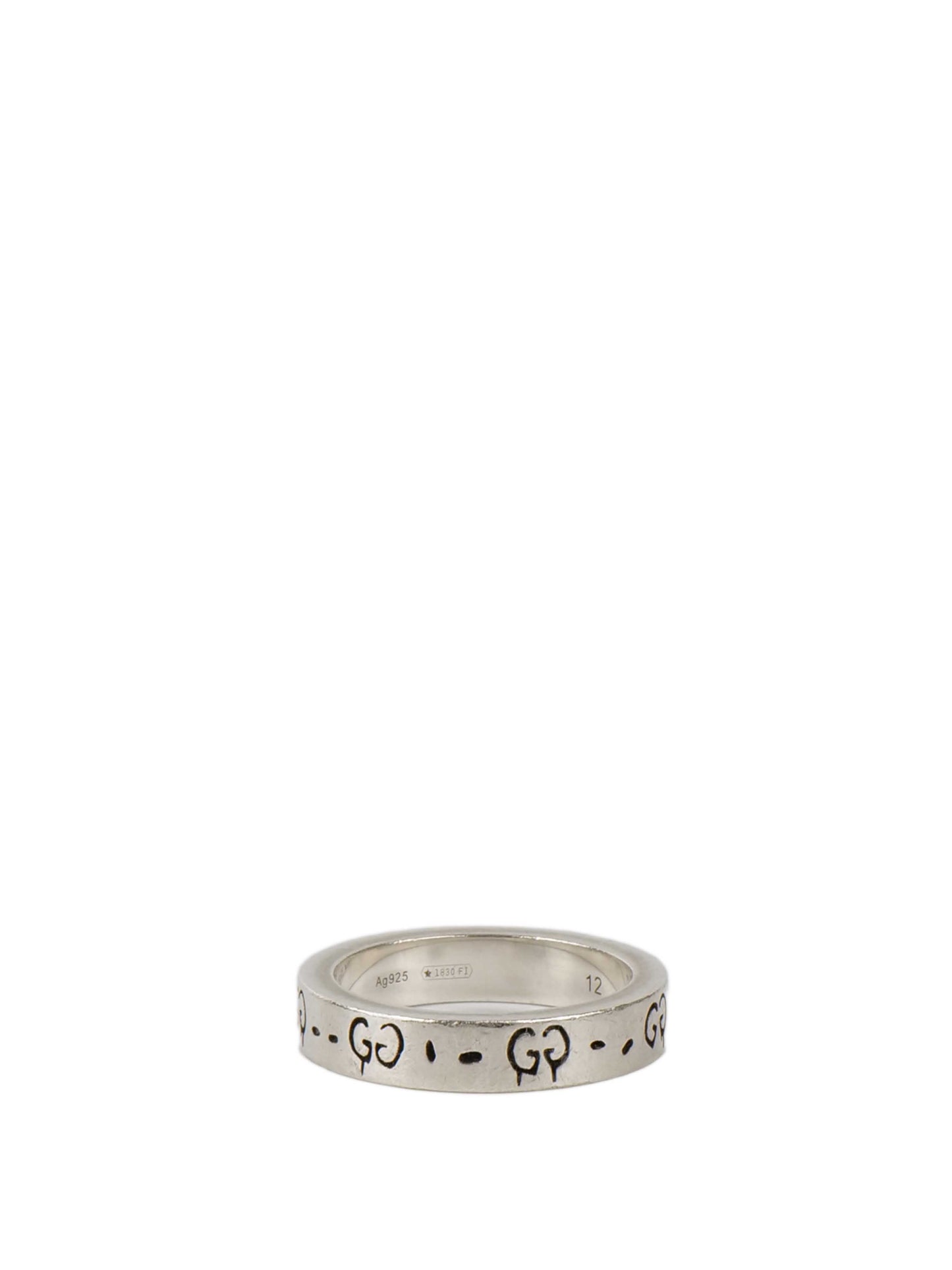 Gucci Guccighost Silver Ring.