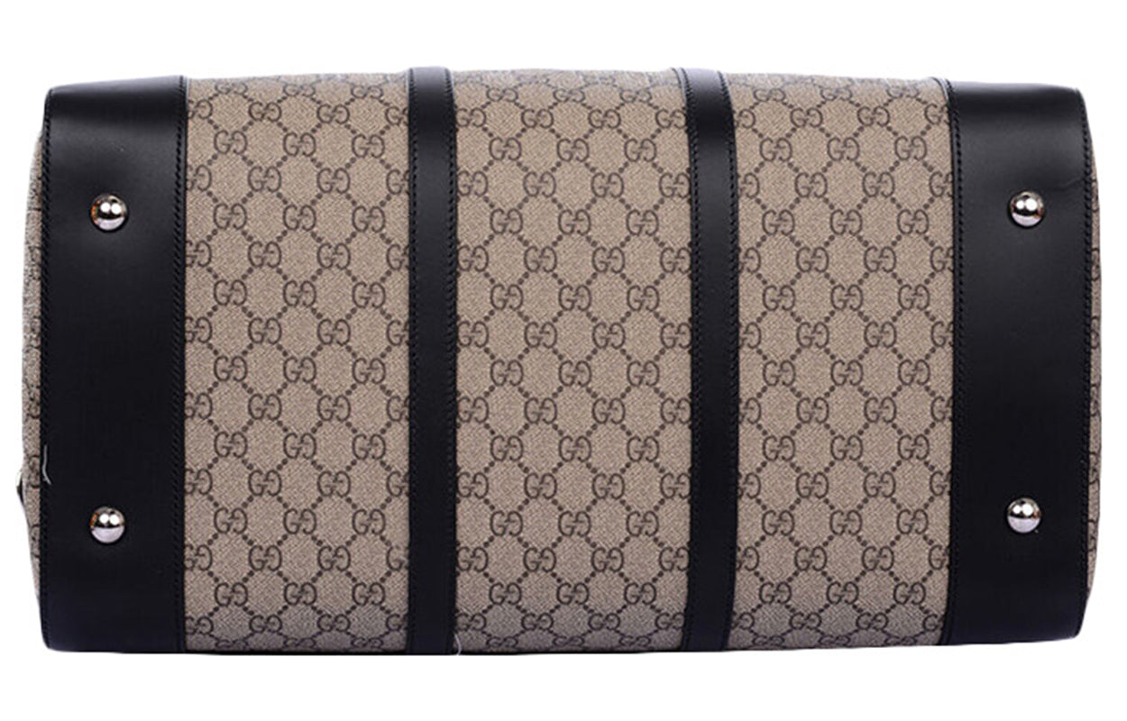 GUCCI Logo Canvas Large Capacity travel handbag Unisex / / Black 406380-KHN7N-9772