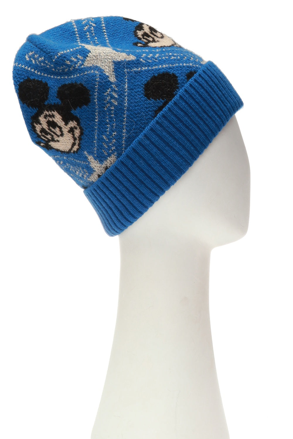 Gucci x Disney Jacquard-knit Beanie Hat in Blue