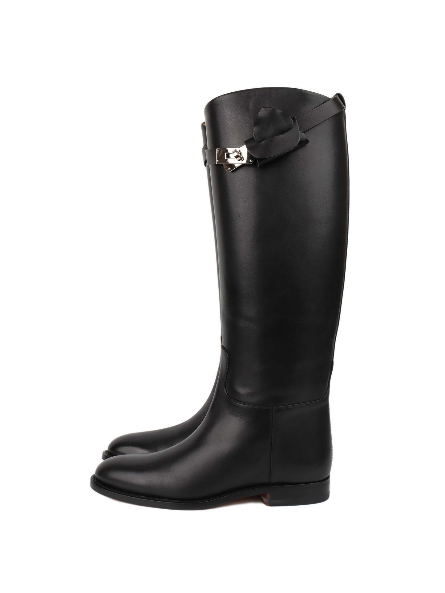 Hermes Black Jumping Boot PHW.