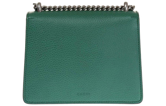 (WMNS) GUCCI Dionysus Tiger Head Leather Chain Shoulder Messenger Bag Mini Green Classic 421970-CAOGX-3120
