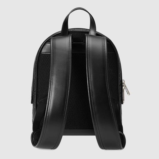 Gucci Signature Leather Backpack Black
