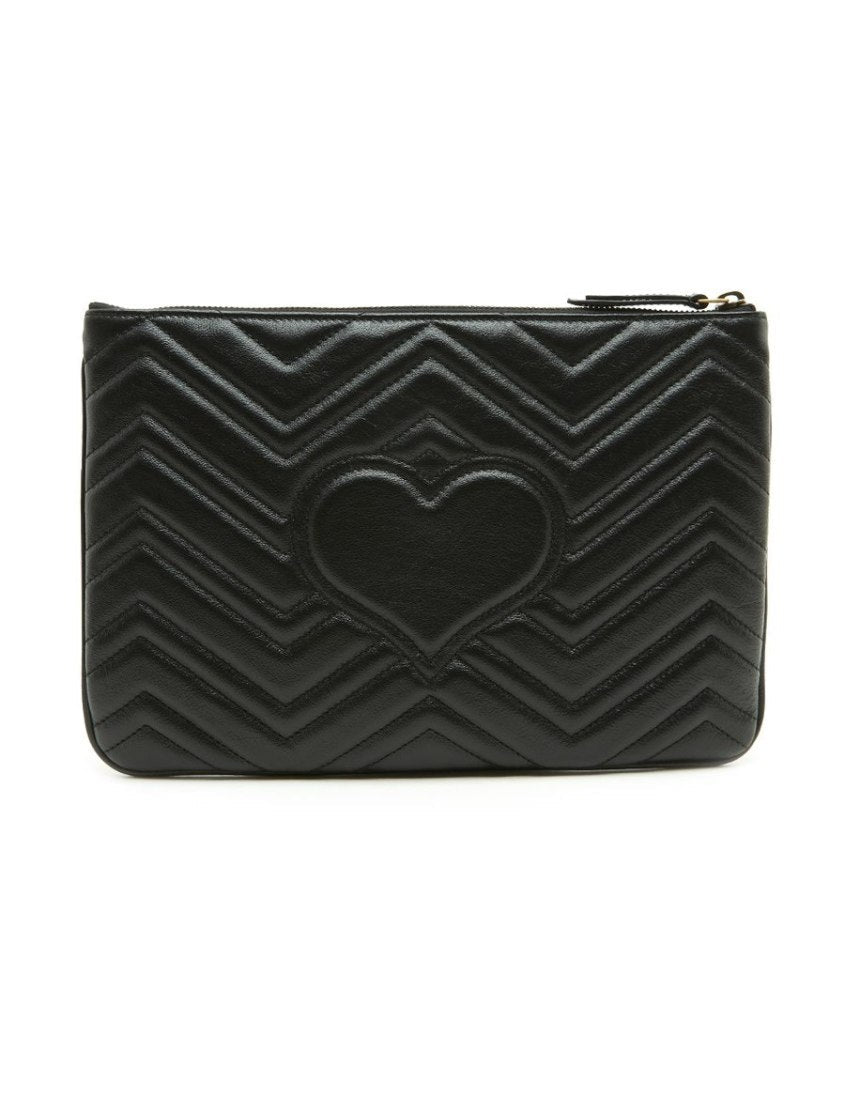 Gucci GG Marmont Quilted Clutch Bag