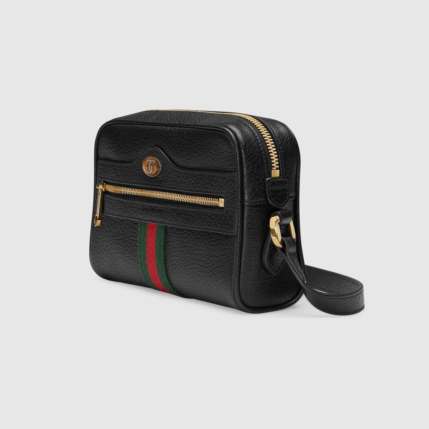 Gucci Ophidia Leather Mini Bag Black