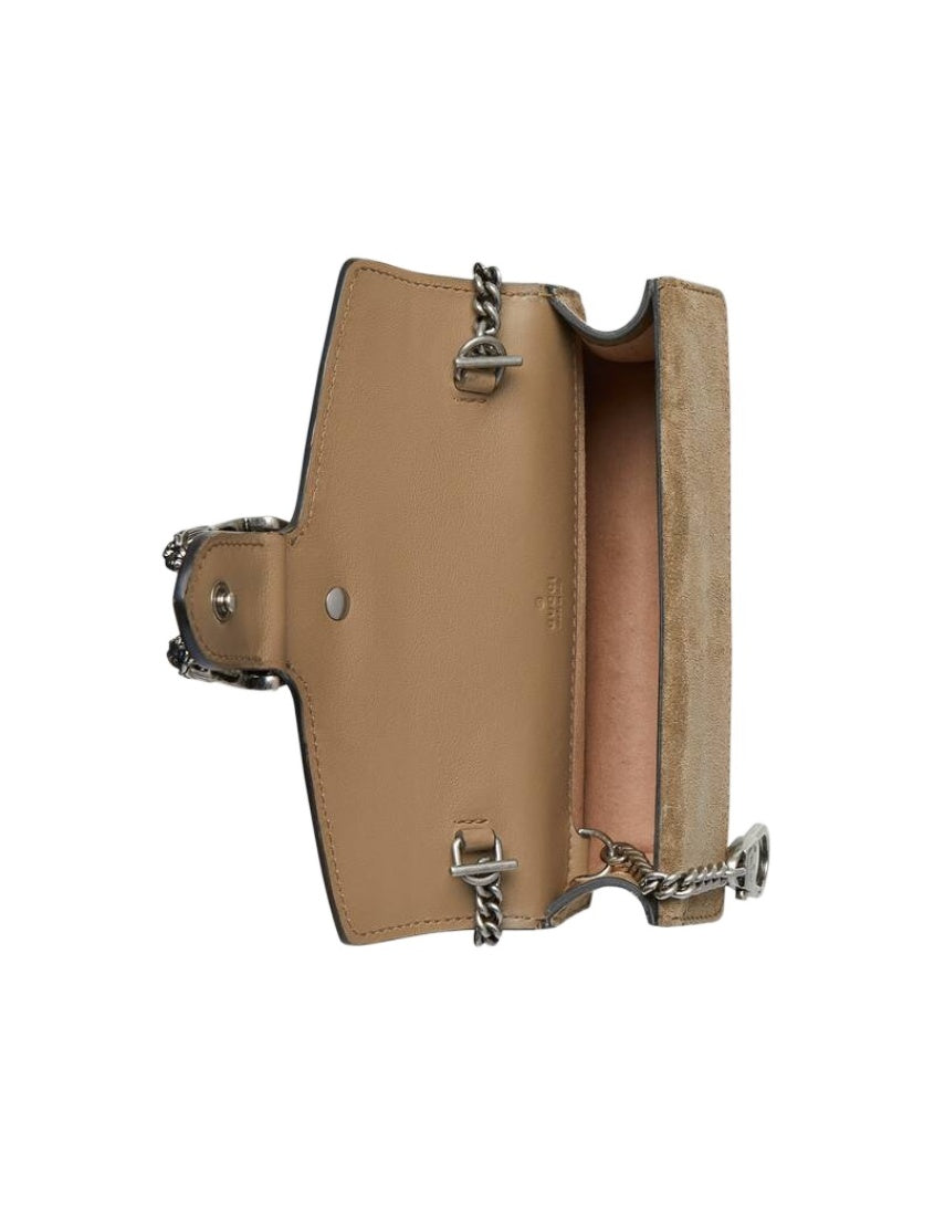Gucci Dionysus Collection GG Supreme Canvas Super Mini Bag