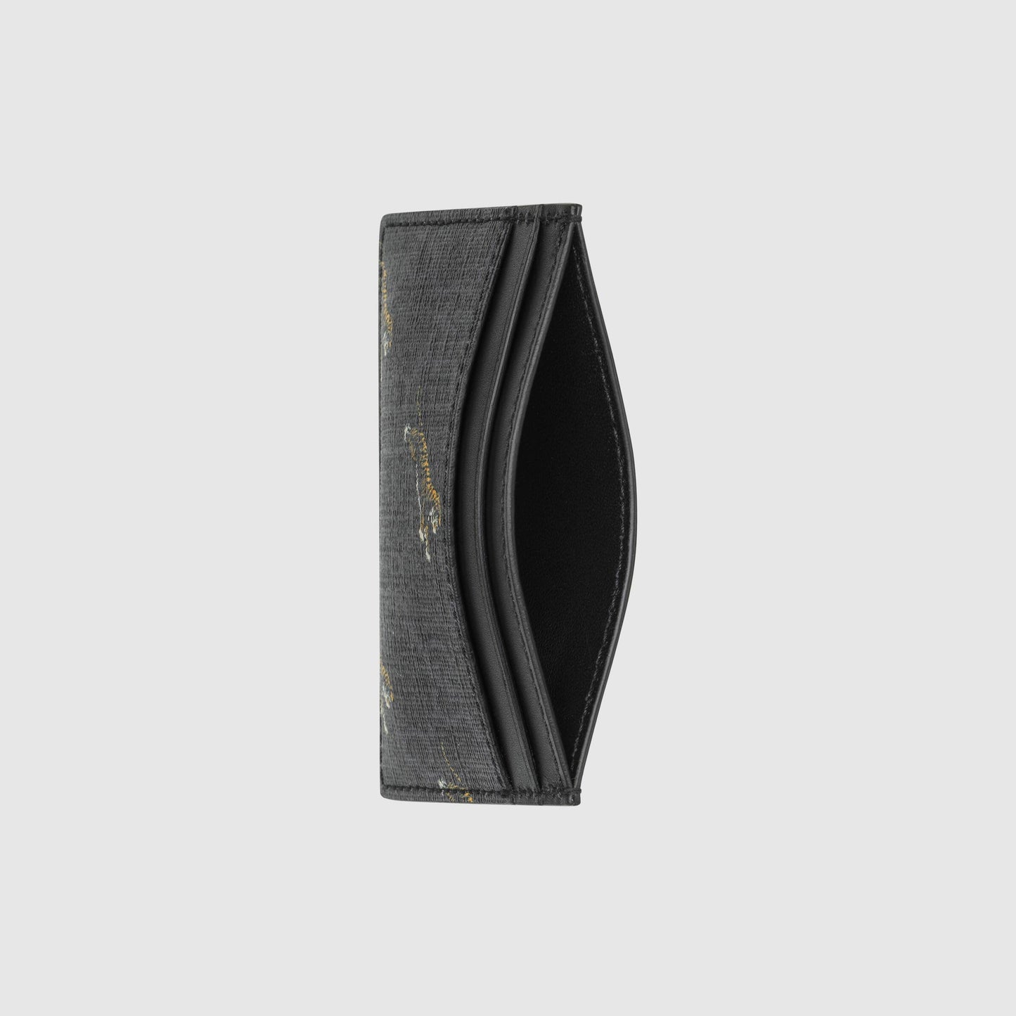 Gucci GG Card Case with Tiger Print