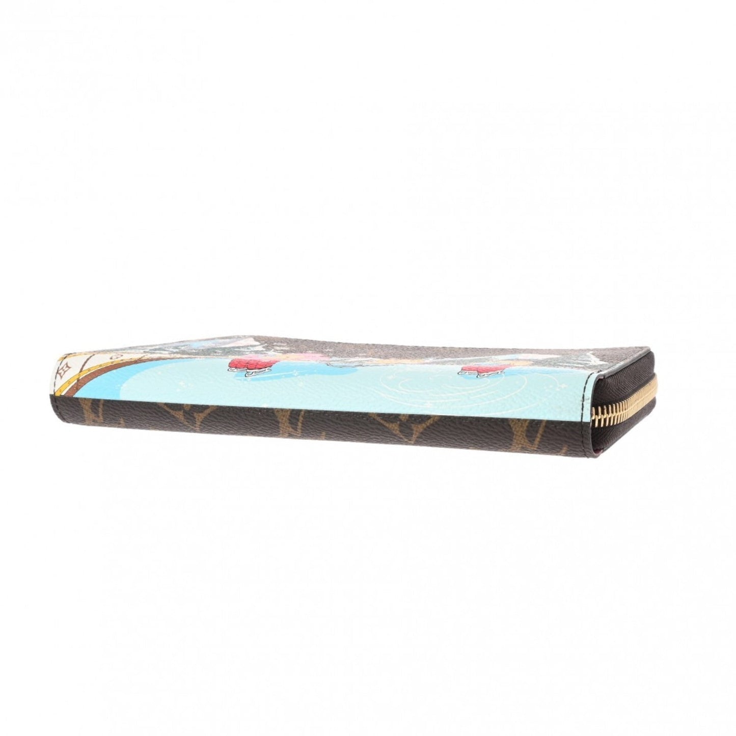 Louis Vuitton  pink Monogram Canvas Long Wallet (Bi-Fold)