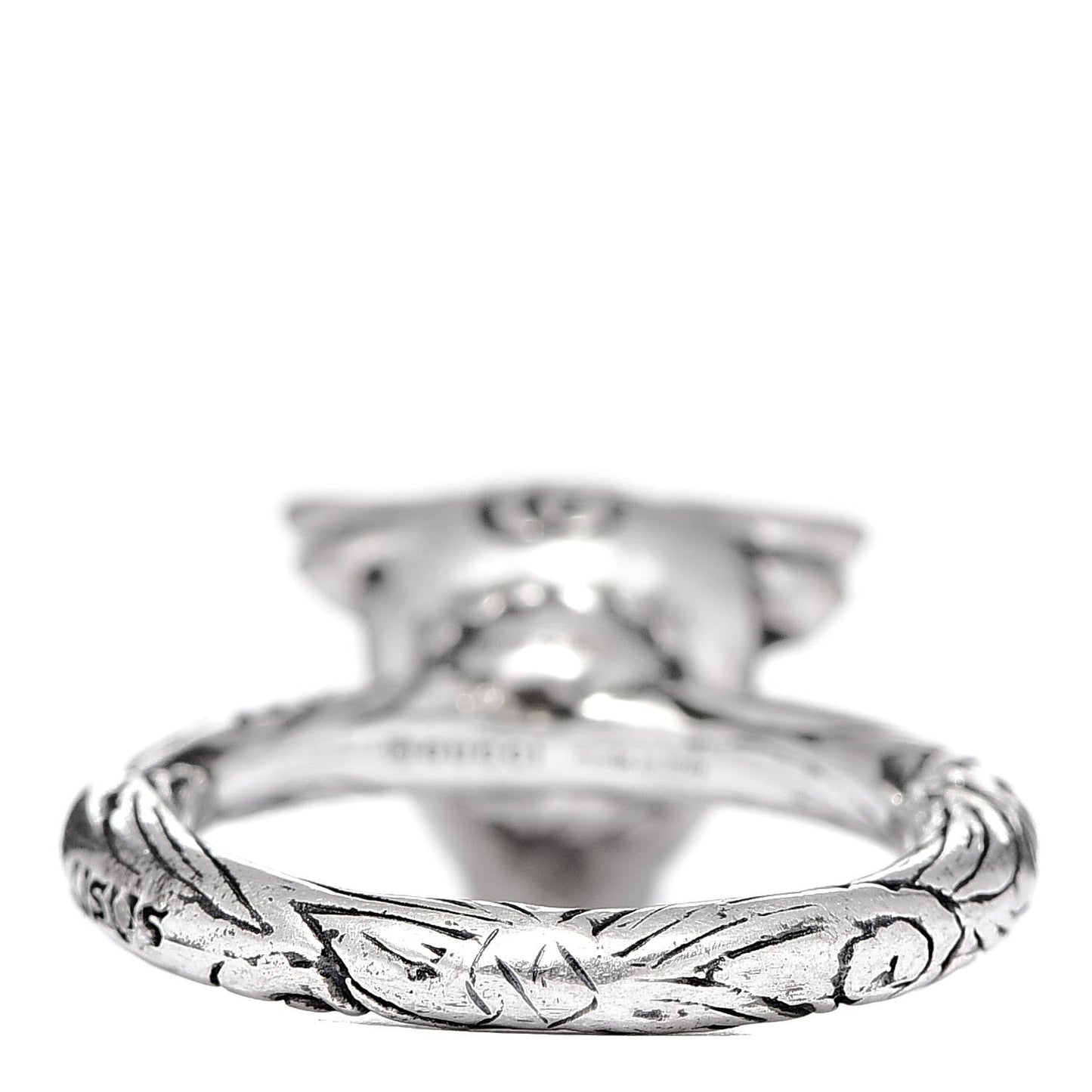Gucci Anger Forest Bulls Head Ring in Sterling Silver