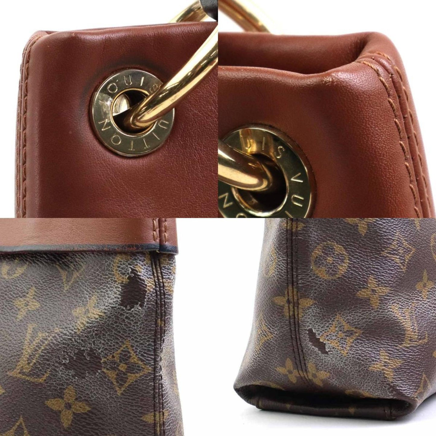 Louis Vuitton  Monogram Canvas Handbag Shoulder Bag