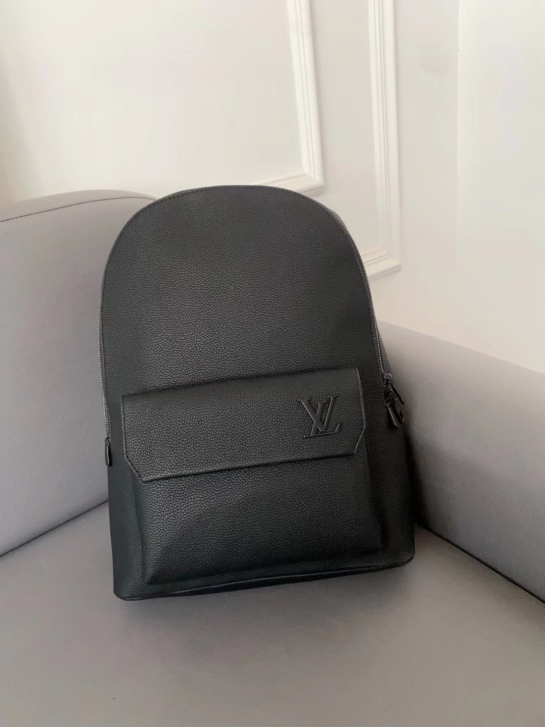 Louis Vuitton Black Aerogram Takeoff Backpack