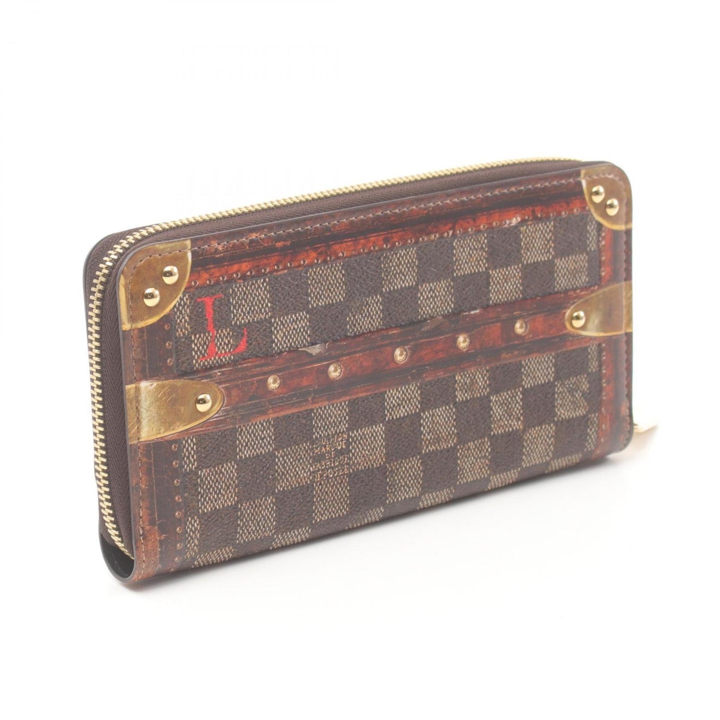 Louis Vuitton   Coated Canvas Leather Long Wallet (Bi-Fold)