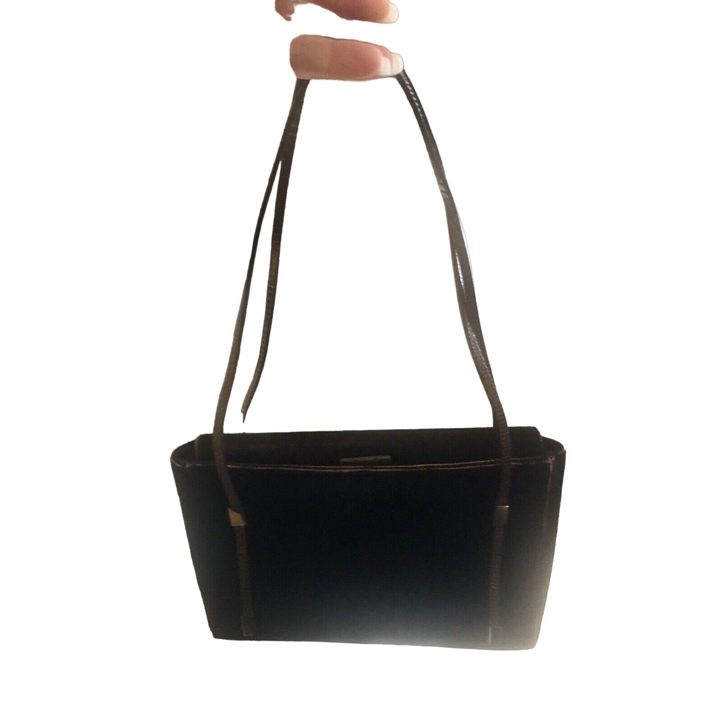 Gucci velvet purse with python straps