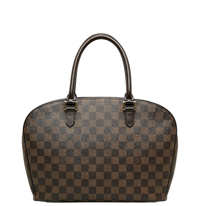 Louis Vuitton Damiere Sarria Horizontal Handbag N51282 Brown PVC Leather  Louis Vuitton