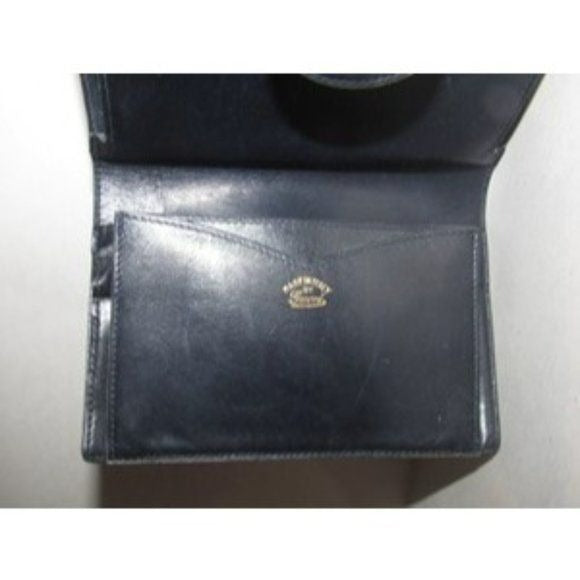 Gucci Navy Blue Leather with Red and Navy Sherry