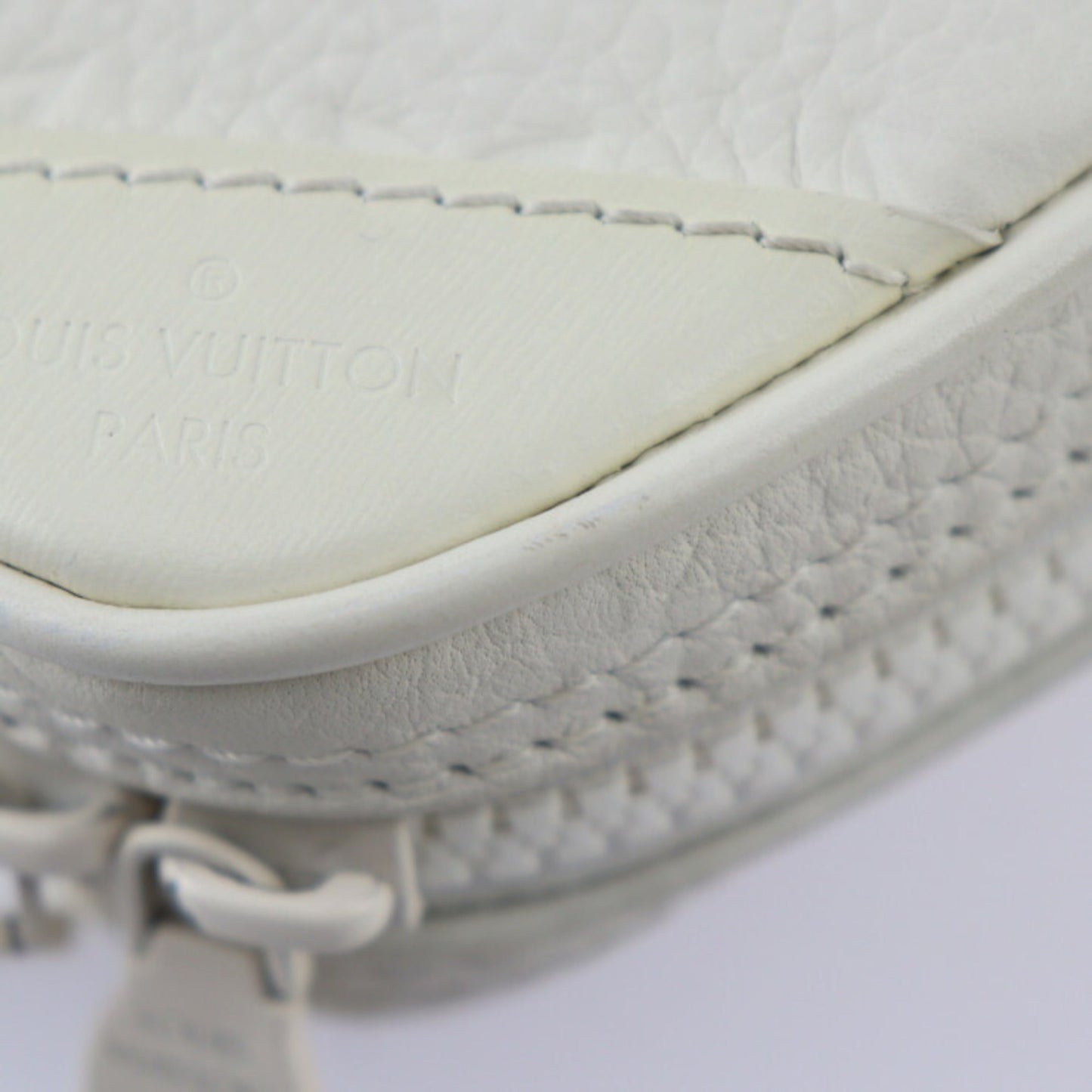 Louis Vuitton  Leather Fanny Pack Pouch Sling Bag
