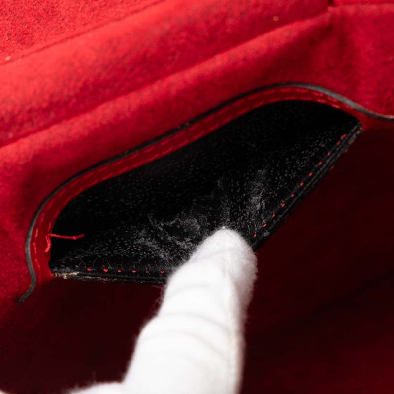 Louis Vuitton Epi Canyon Handbag Vanity Bag M48037 Castilian Red Leather  Louis Vuitton
