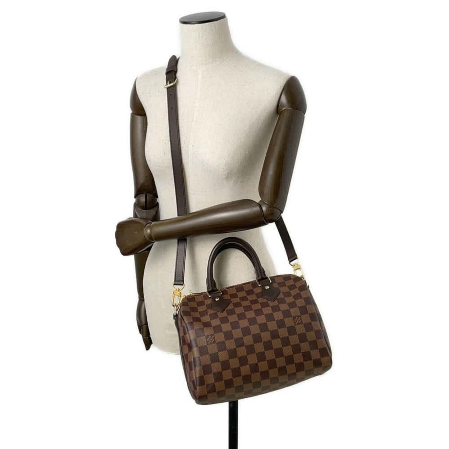 Louis Vuitton Damier Canvas Ebene  Color Damier Canvas Handbag
