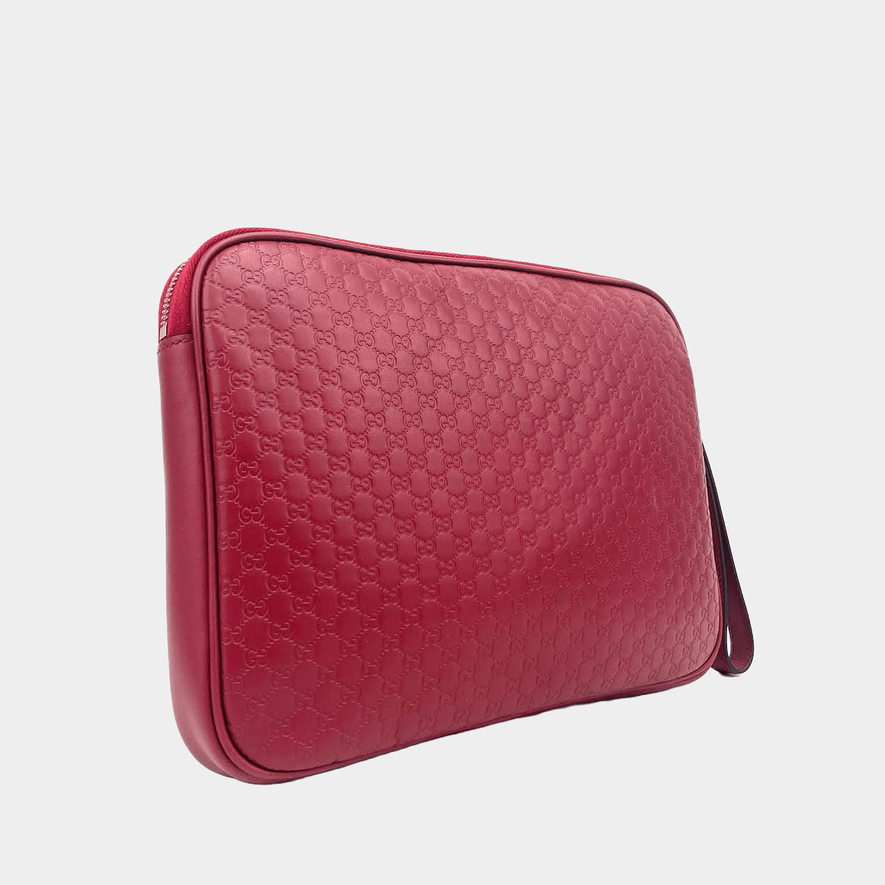 GUCCI Guccissima Zip Pouch Wristlet - OUTLET ITEM FINAL SALE
