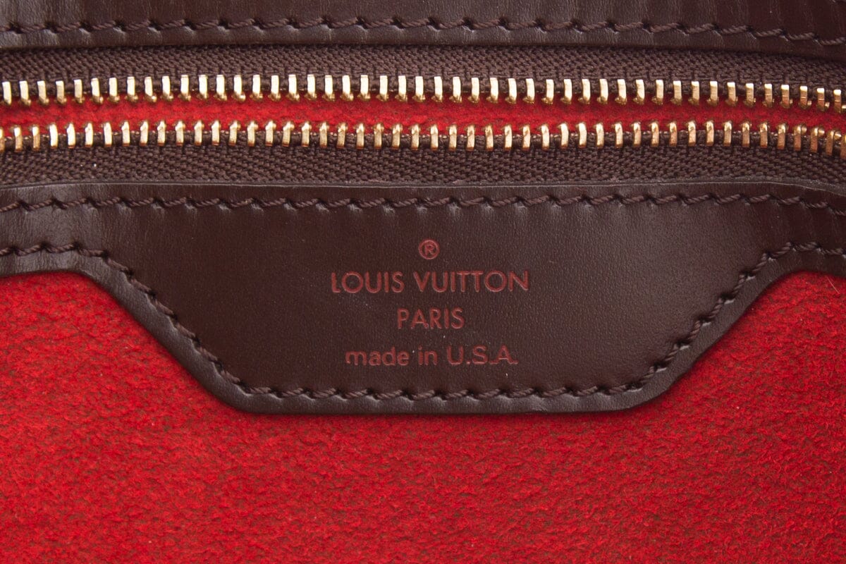 Louis Vuitton 2008 Brown Damier Ebene Hamstead HandBag