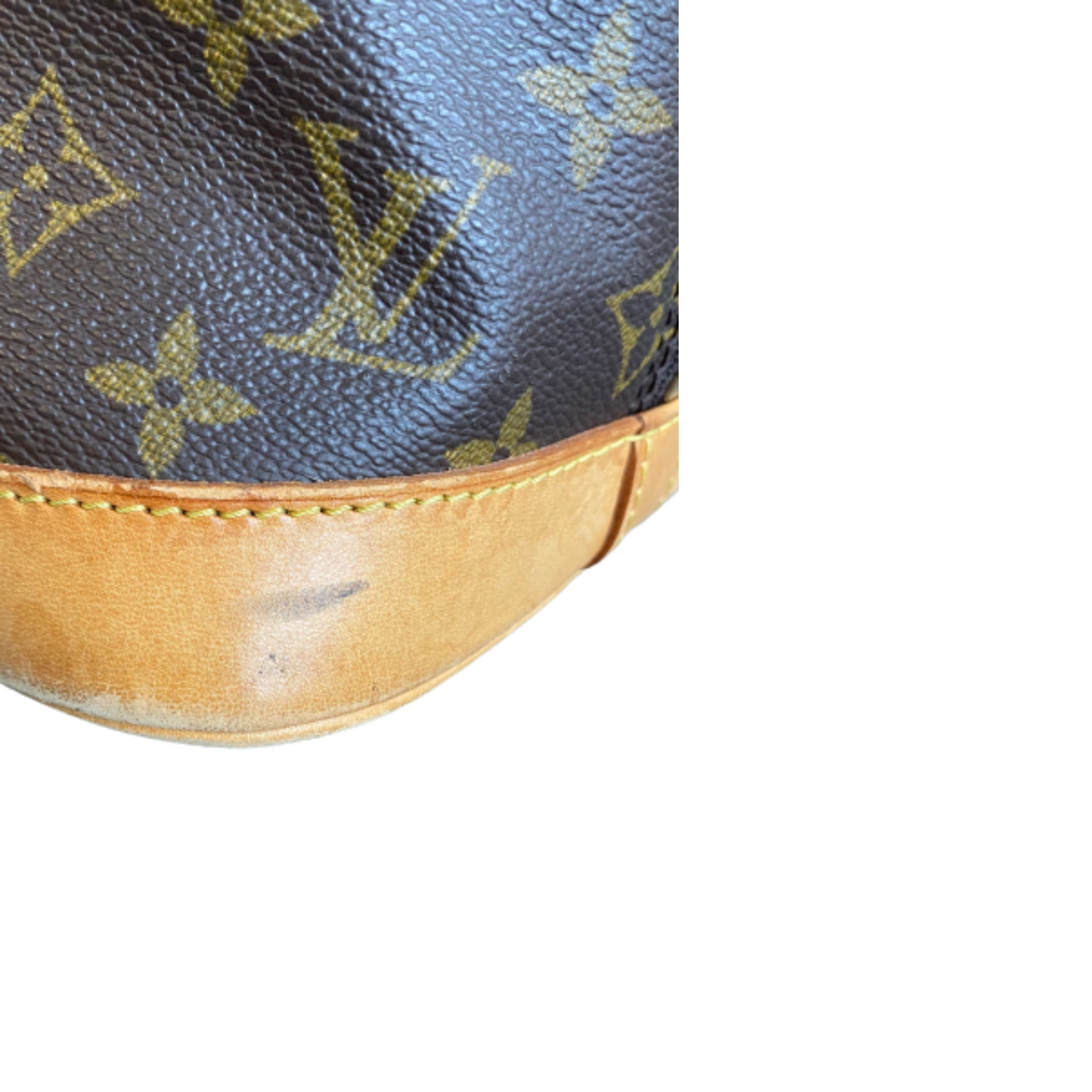 Louis Vuitton Brown Canvas Alma handbag bag