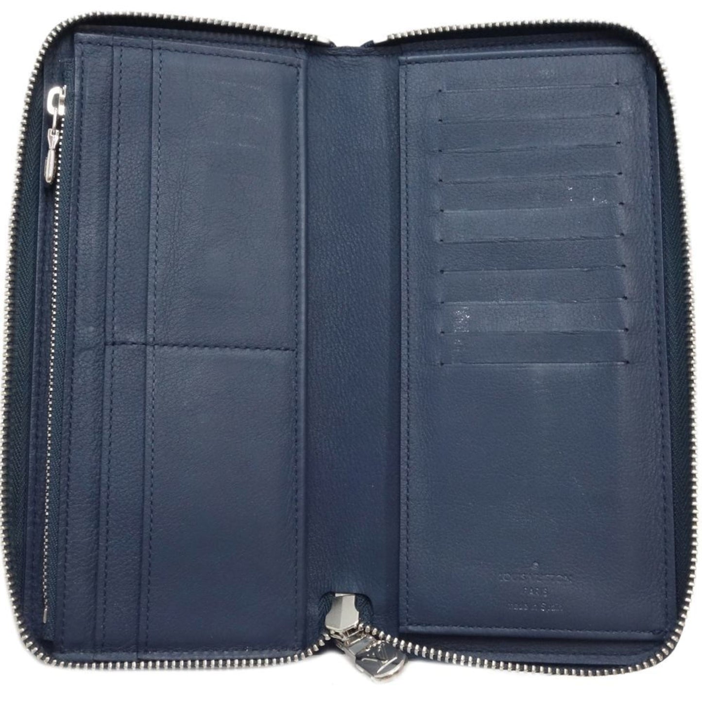 Louis Vuitton  Leather Long Wallet (Bi-Fold)