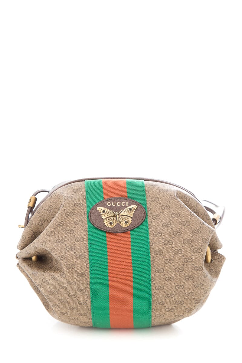 Gucci Brown Mini Vintage GG Supreme Monogram Cross-Body