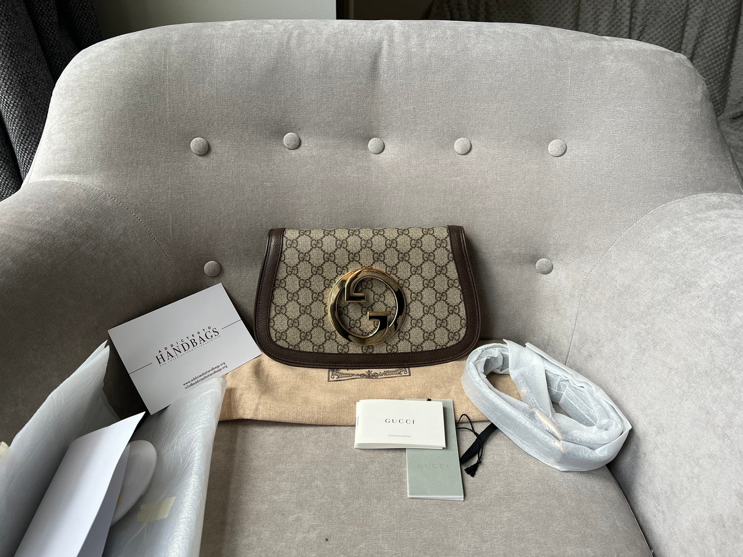 Gucci Supreme Blondie Shoulder Bag (RRP £1990)