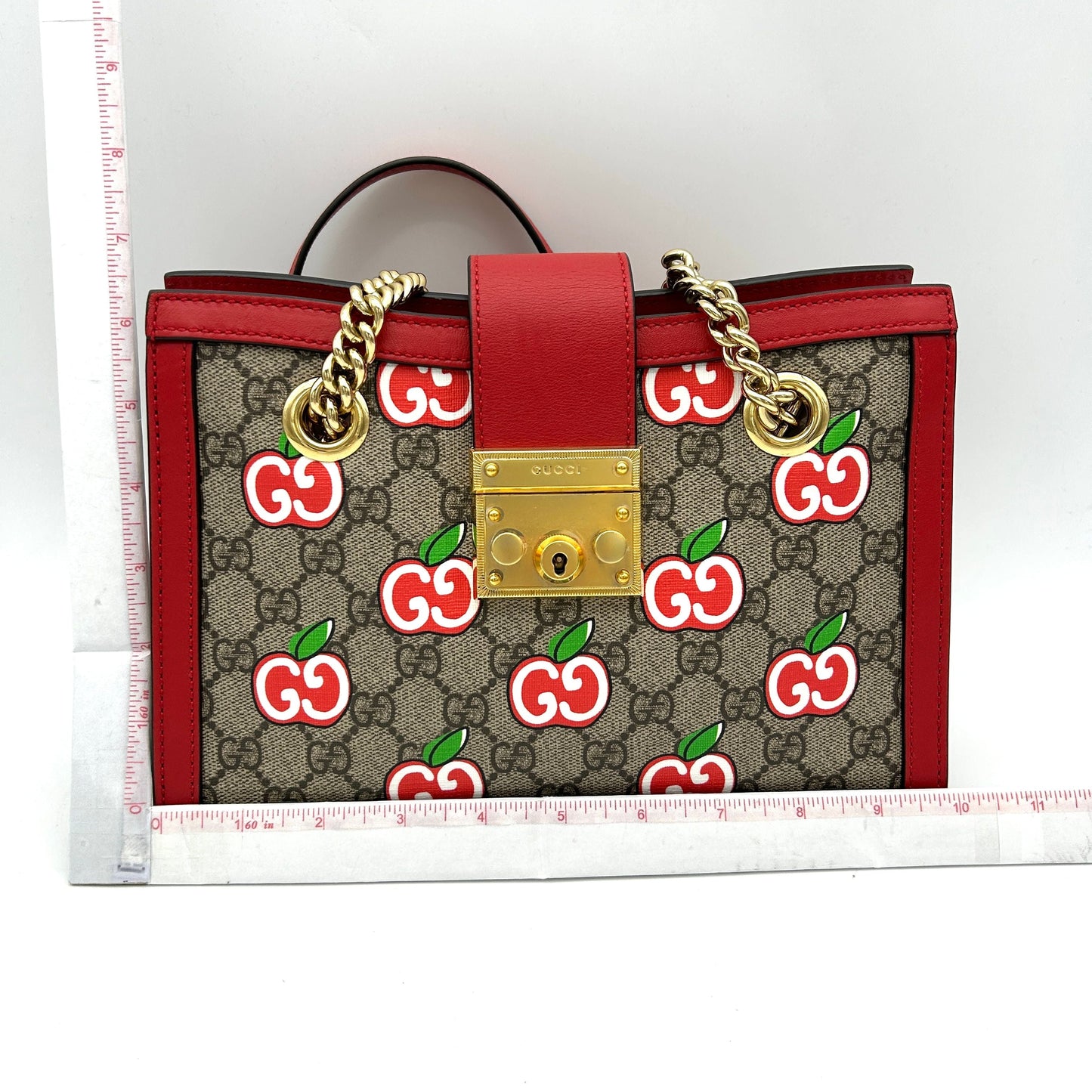 Gucci Gucci GG Supreme Apple Padlock Tote gu8880cc