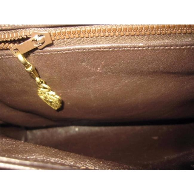 Gucci Padlock W Envelope Top And Clasp Brown Leathergold Shoulder Bag