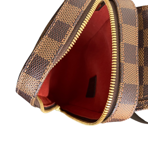 Louis Vuitton Brown Leather Geronimos clutch bag