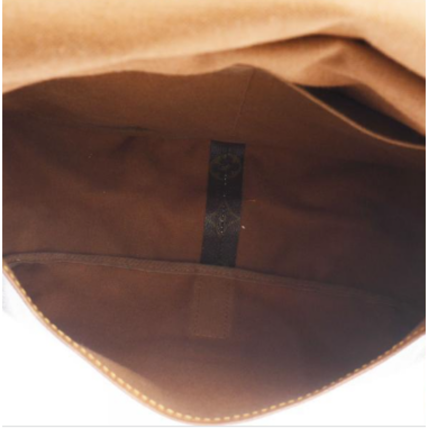 Louis Vuitton Brown Canvas Saumur 35 shoulder bag