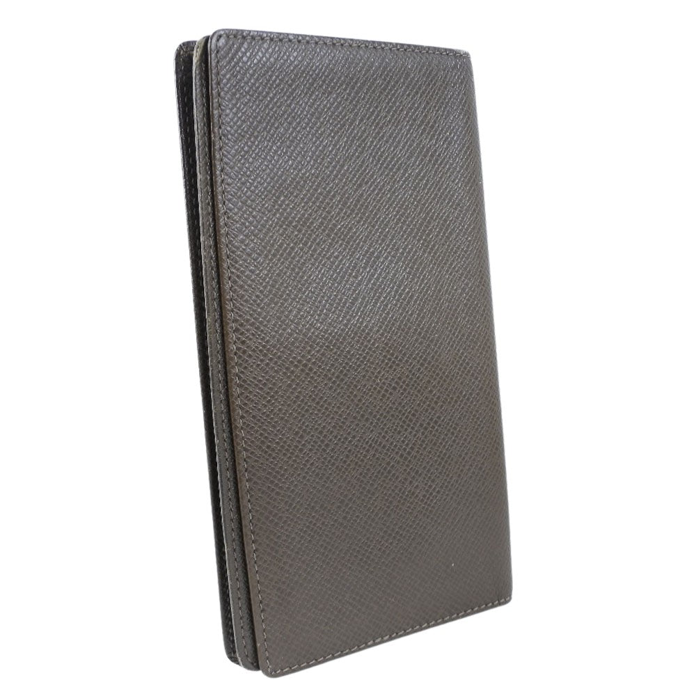 Louis Vuitton Brown Leather Porte carte credit bifold wallet accessories