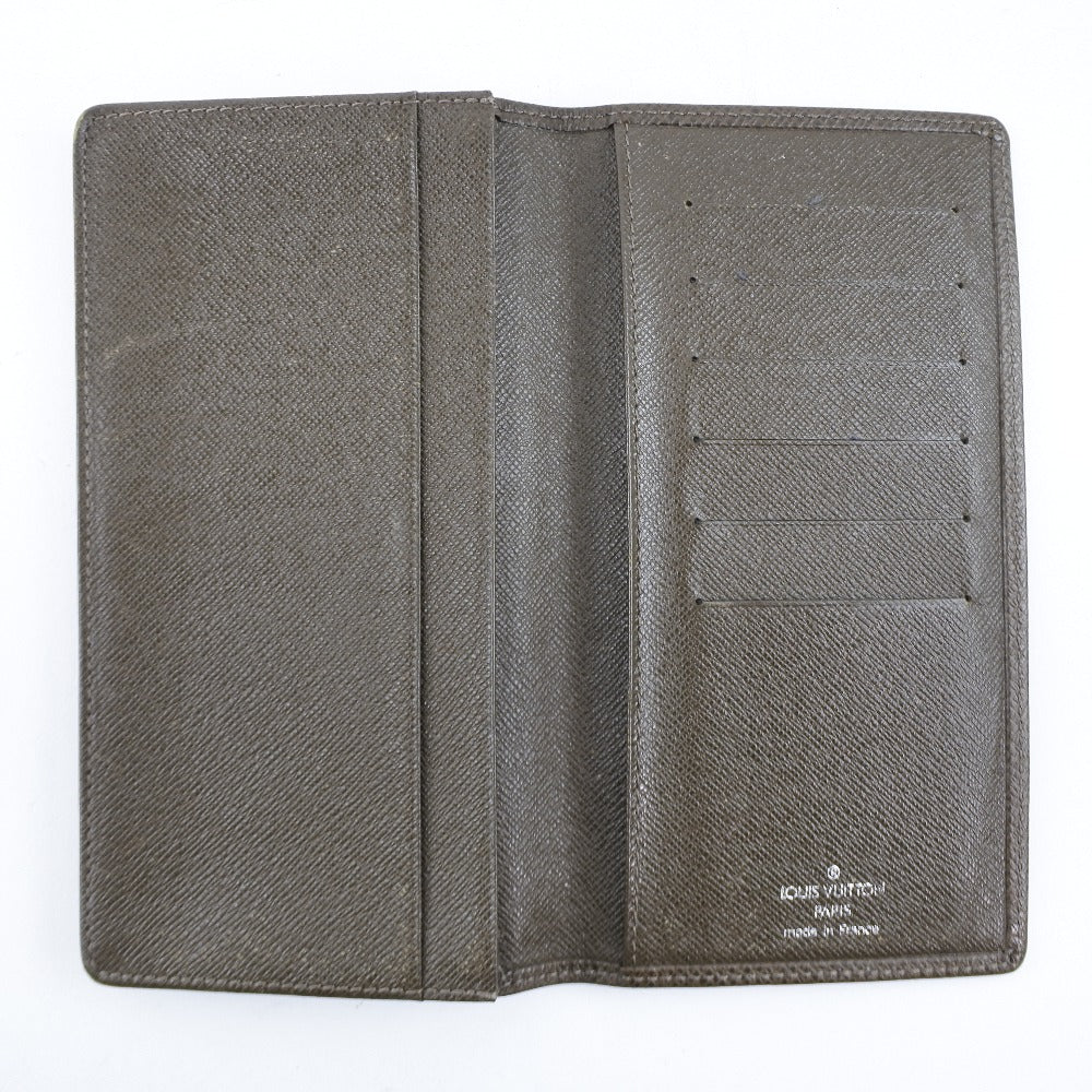 Louis Vuitton Brown Leather Porte carte credit bifold wallet accessories