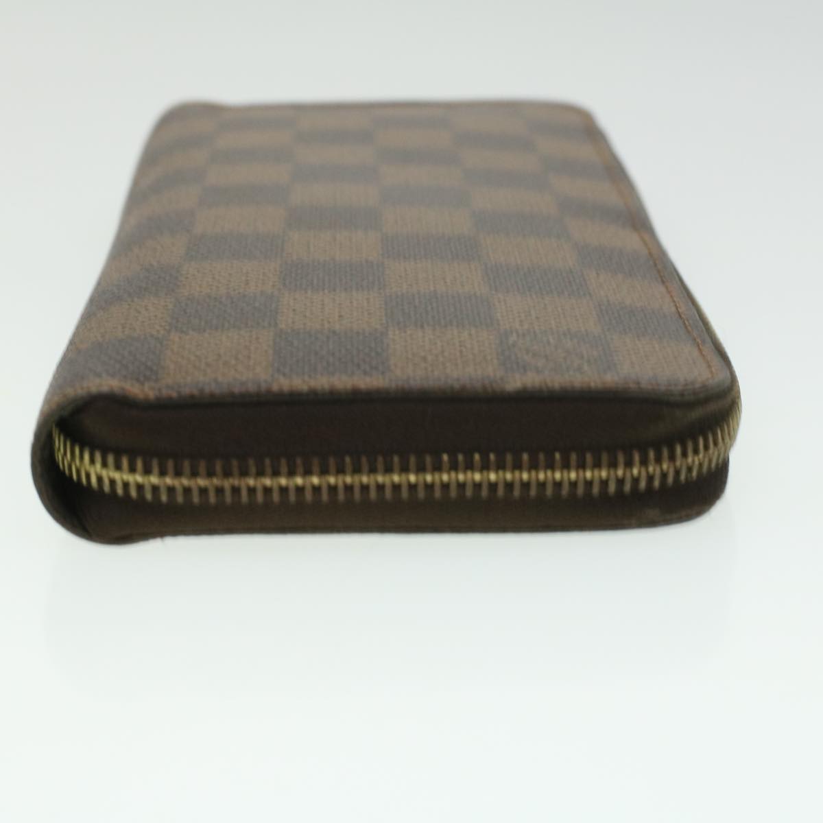 LOUIS VUITTON Damier Ebene Zippy Wallet Long Wallet N41661 LV Auth 33207