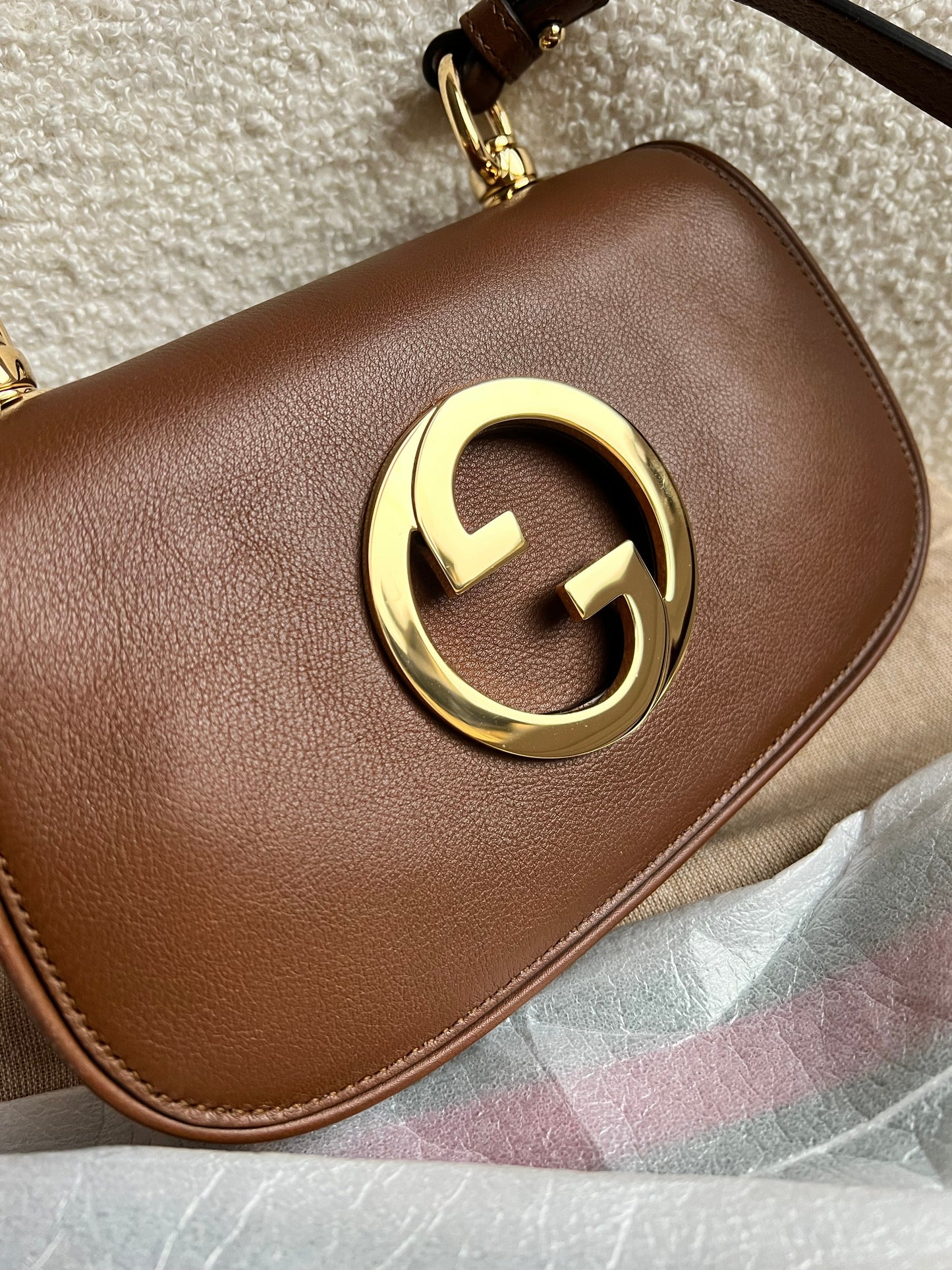 Gucci Tan Blondie Small Shoulder Bag (RRP £1940)