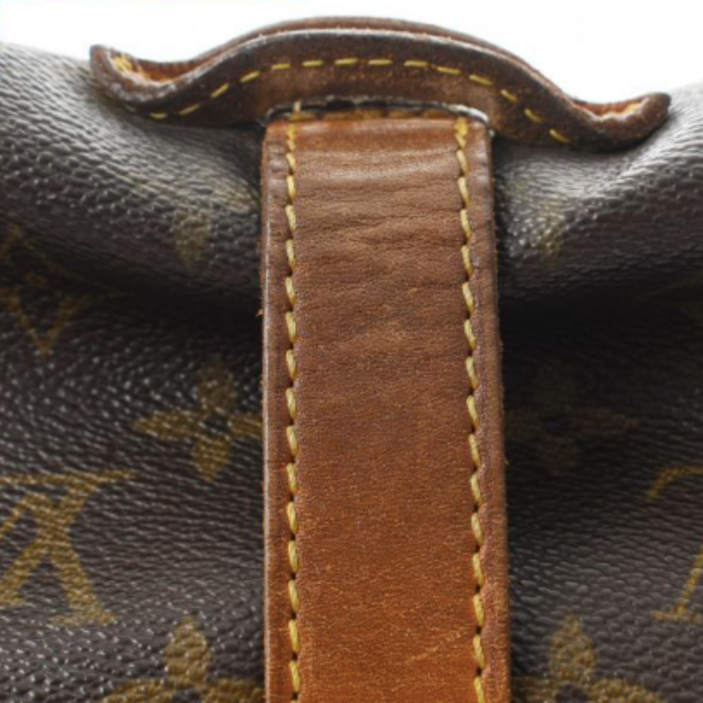 Louis Vuitton Brown Canvas Saumur 35 shoulder bag