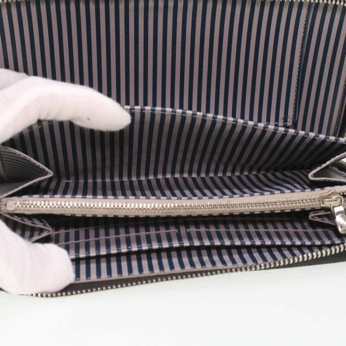 LOUIS VUITTON Damier Graphite Zippy Organizer Wallet Trunk N63182 LV Auth 34100