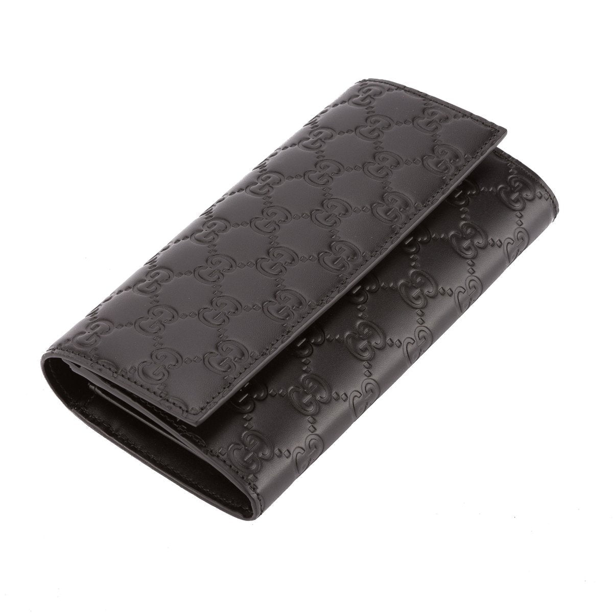 Gucci Signature Guccissima GG Wallet in Black