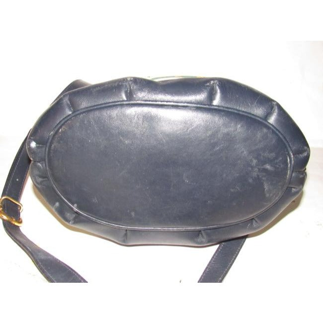 Gucci Garden Souvenir Vintage Pursesdesigner Purses Floral Print Canvas And Navy Blue Leather Satche