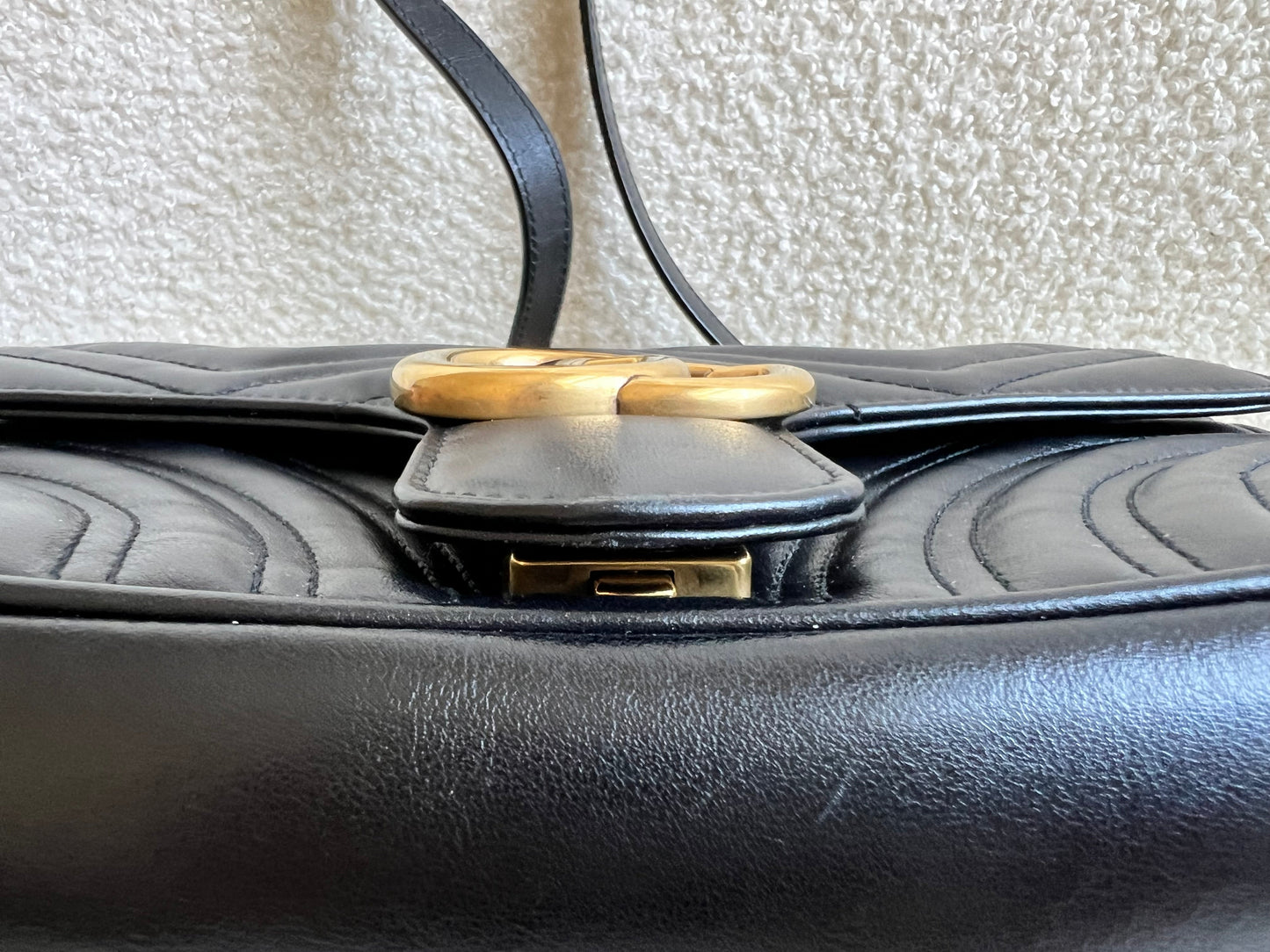 Gucci GG Black Marmont Small Shoulder Bag (RRP £1890)