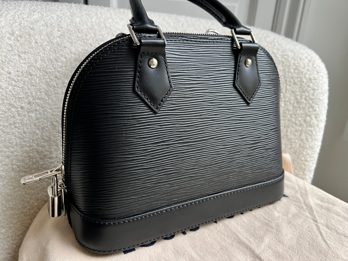 Louis Vuitton Alma BB Black Epi