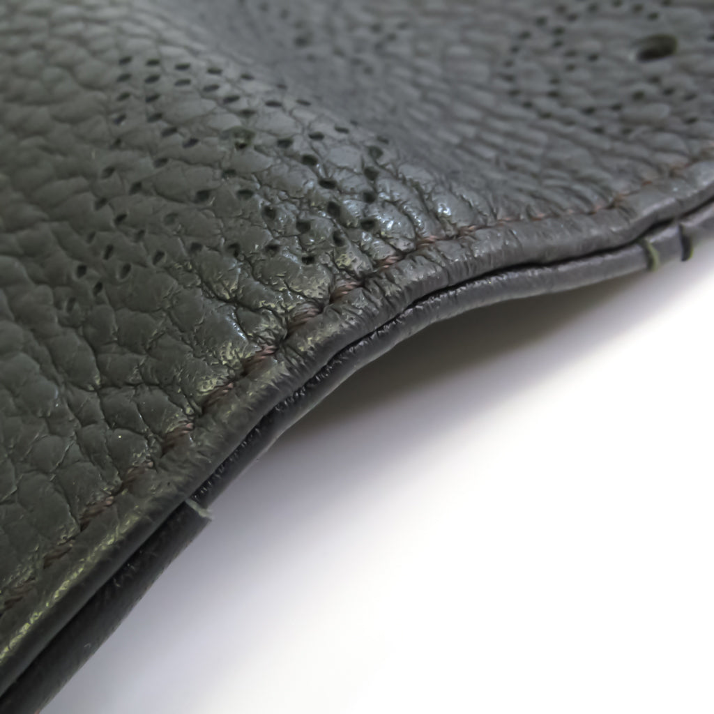 Louis Vuitton Black Leather Portefeuille Amelia wallet accessories