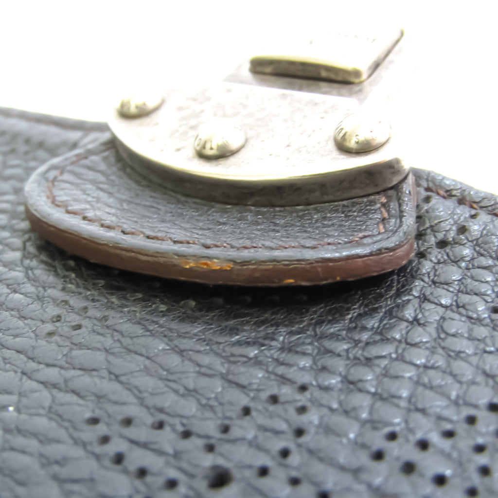 Louis Vuitton Black Leather Portefeuille Amelia wallet accessories