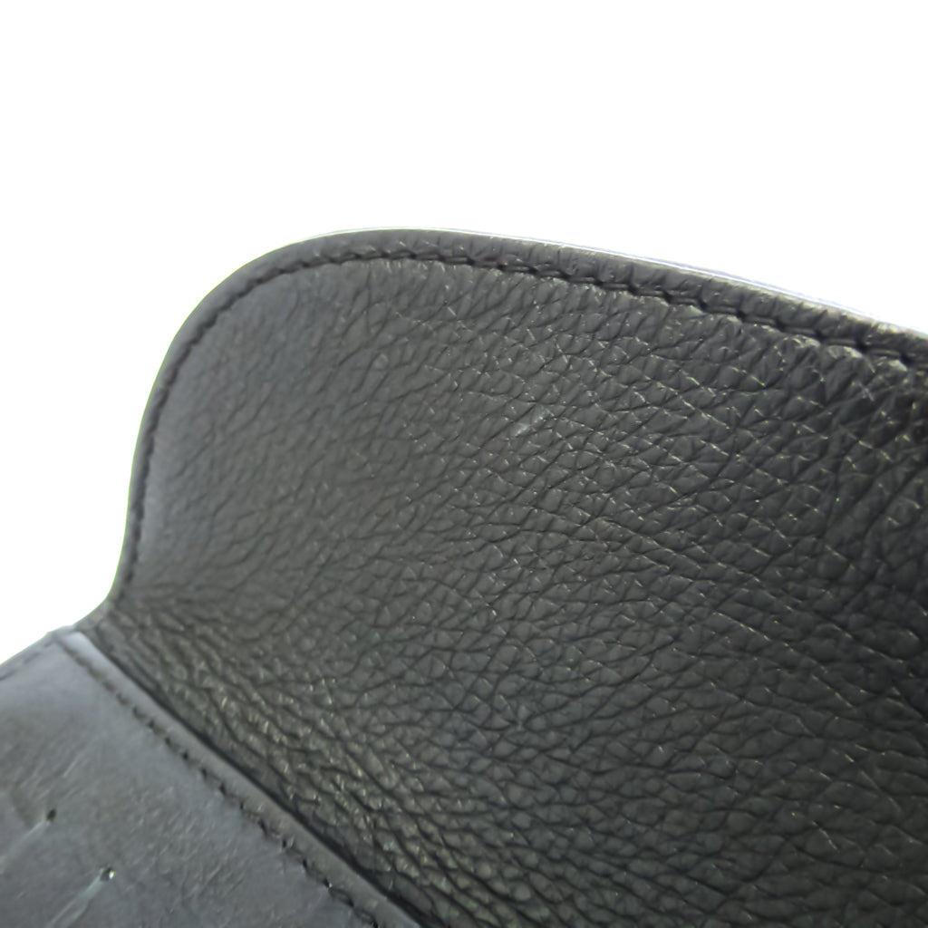Louis Vuitton Black Leather Portefeuille Amelia wallet accessories